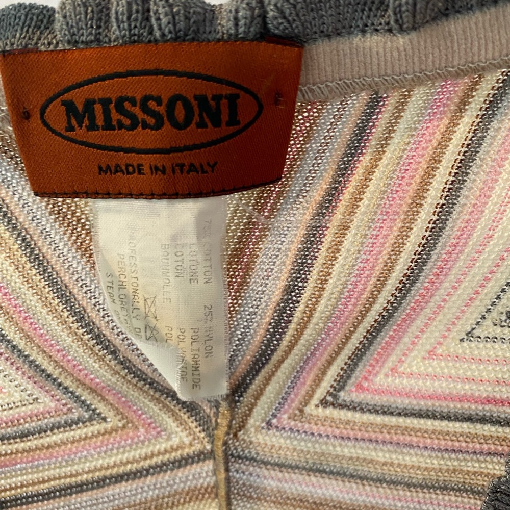 Missoni Pink Sleeveless Top SZ 6 - Picture 4 of 4